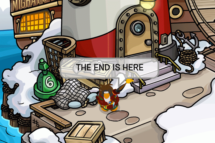 Club Penguin waddles offline