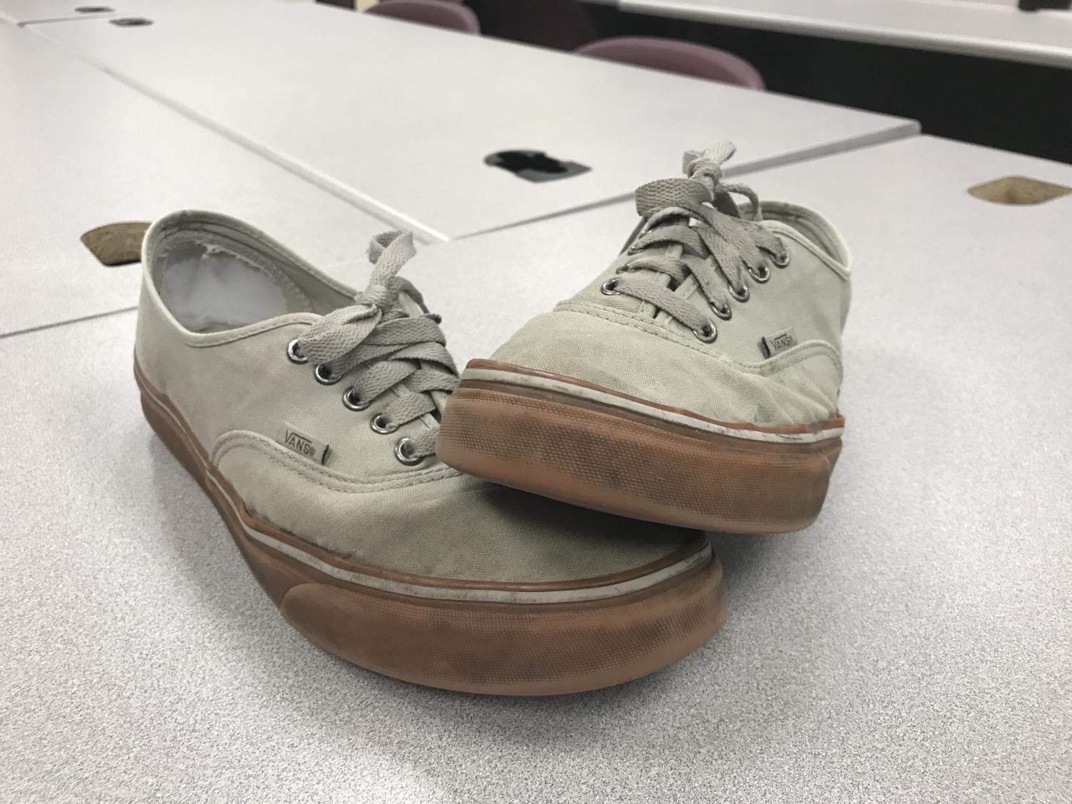 Vans are very popular among students but one student took it upon himself do make something of his own.