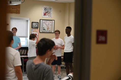 Freshmen bond at summer retreat