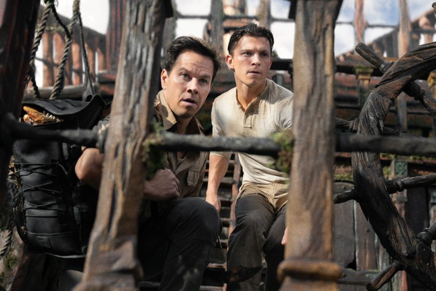 Mark Wahlberg and Tom Holland star in the new movie Uncharted which was released in theatres Feb. 18.