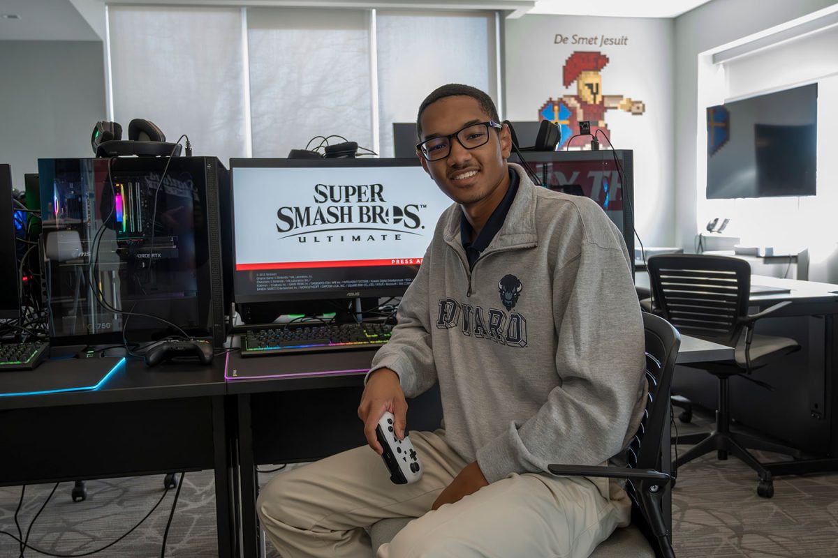 Caden Gulley 24 will take part in the Missouri esports state championship in Super Smash Brothers Dec. 9 at State Technical College of Missouri.