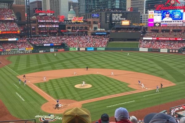 Photo of Cardinals opening day March 30, 2023.