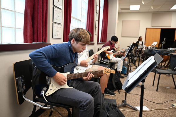 The school will debut the Pep Band at footballs home opener against MICDS on Friday Sept. 5.