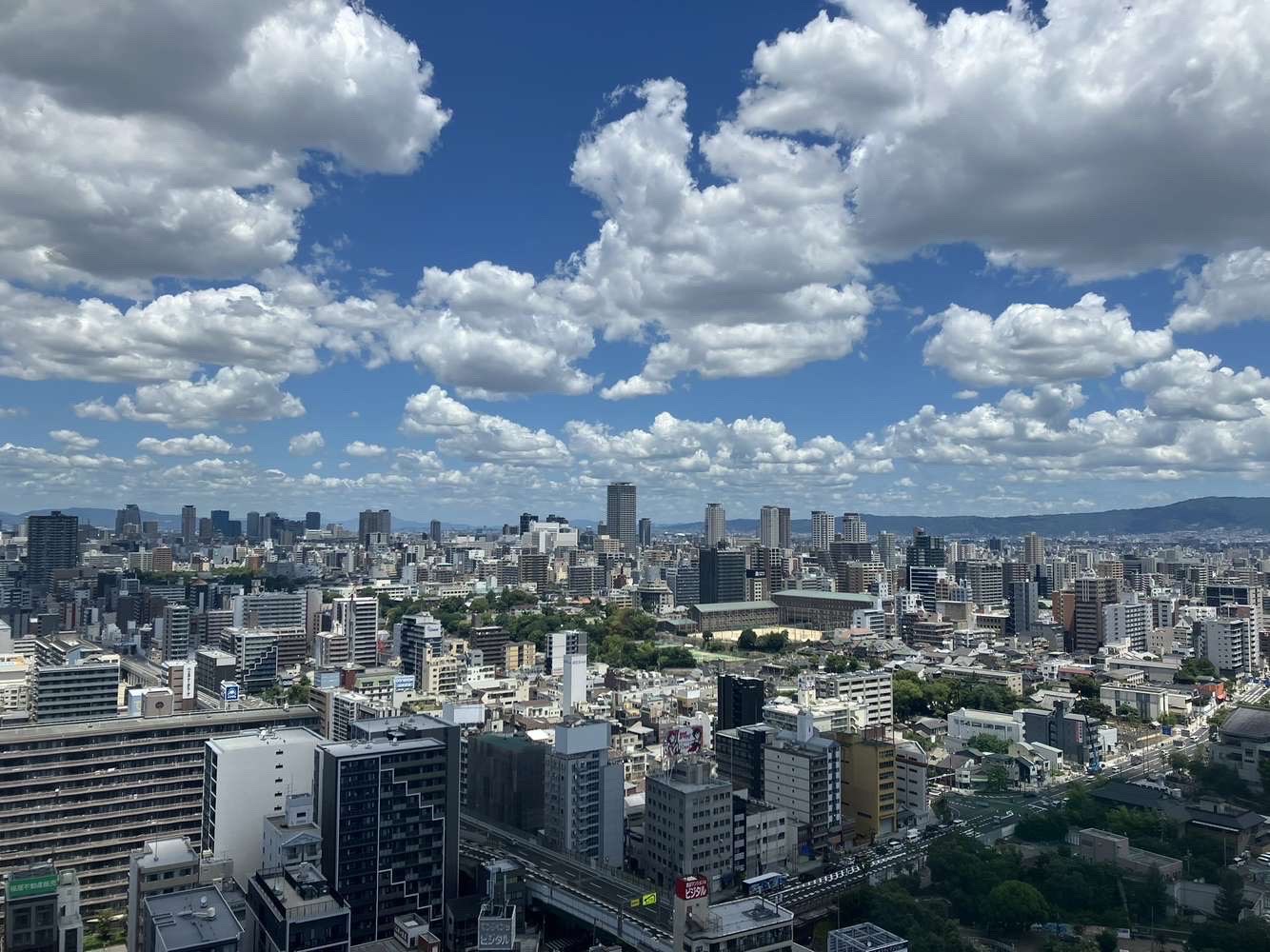 The skyline of Japan where Kyran was staying. Photo courtesy of Kyran Joshway.