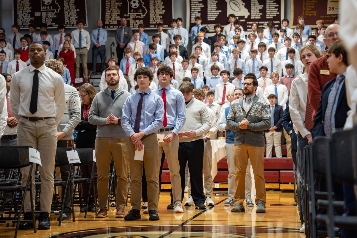 Spartans work towards sacraments of initiation at the Mission Week kickoff mass on Jan. 27, 2026
