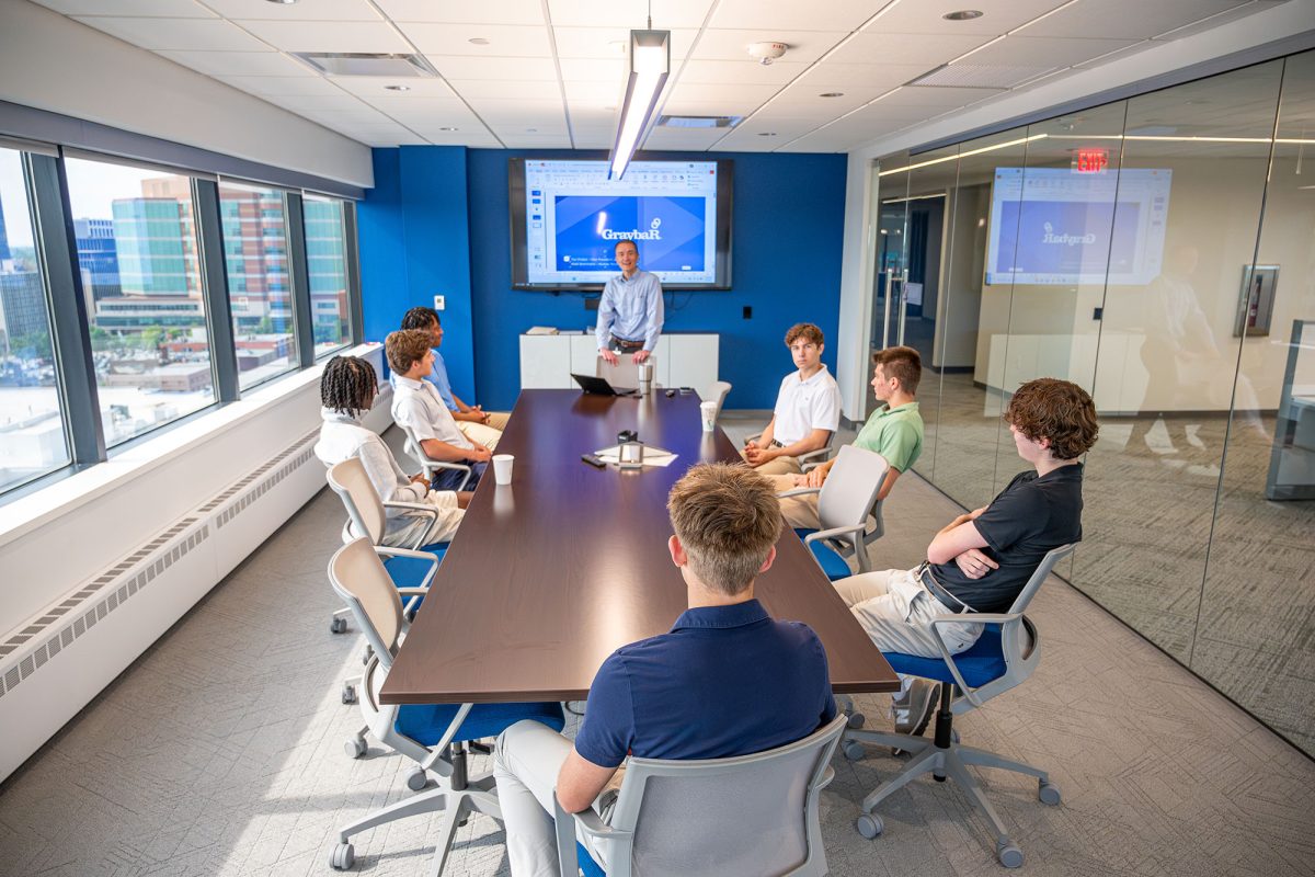 Students participated in the summer mentorship week over the summer, visiting and learning from GraybaR and gaining insights into what a future career at a similar company could look like.
